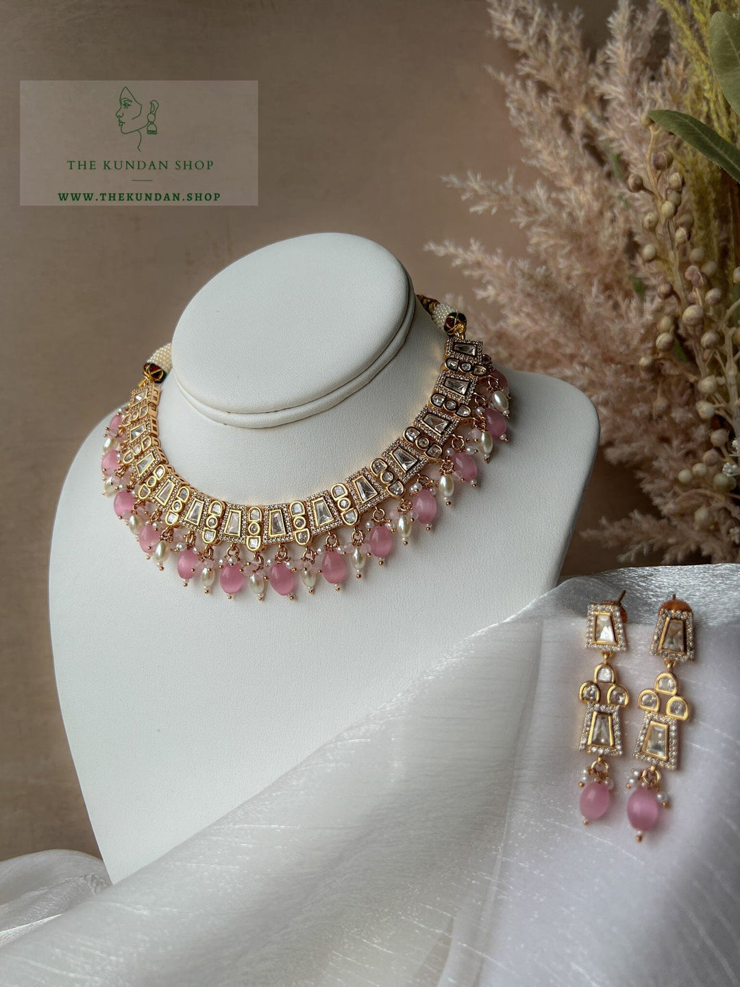 Sense in Pink Necklace Sets THE KUNDAN SHOP 