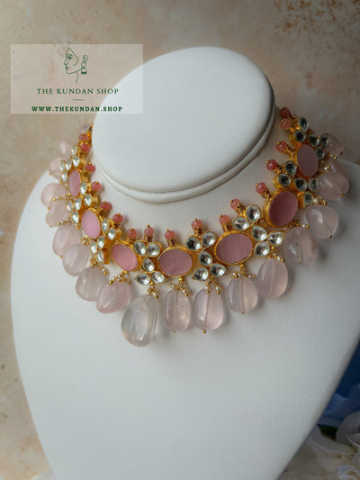 Oasis Kundan in Pink Necklace Sets THE KUNDAN SHOP 