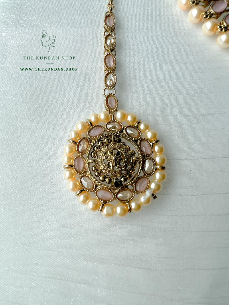 Flushed Polki in Pink Necklace Sets THE KUNDAN SHOP 