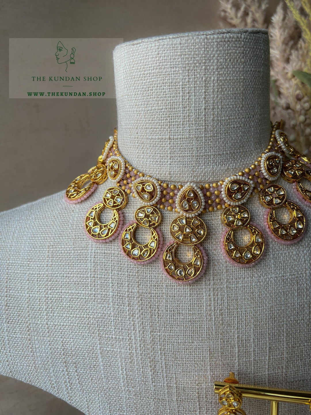 Patience in Pink Necklace Sets THE KUNDAN SHOP 