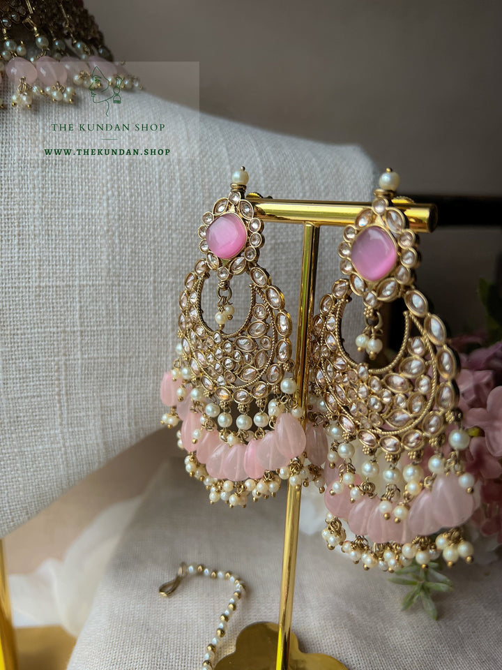 Fall Apart in Pink Necklace Sets THE KUNDAN SHOP 