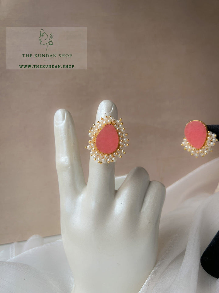 Catching Pearls // Earrings & Ring Earrings THE KUNDAN SHOP 