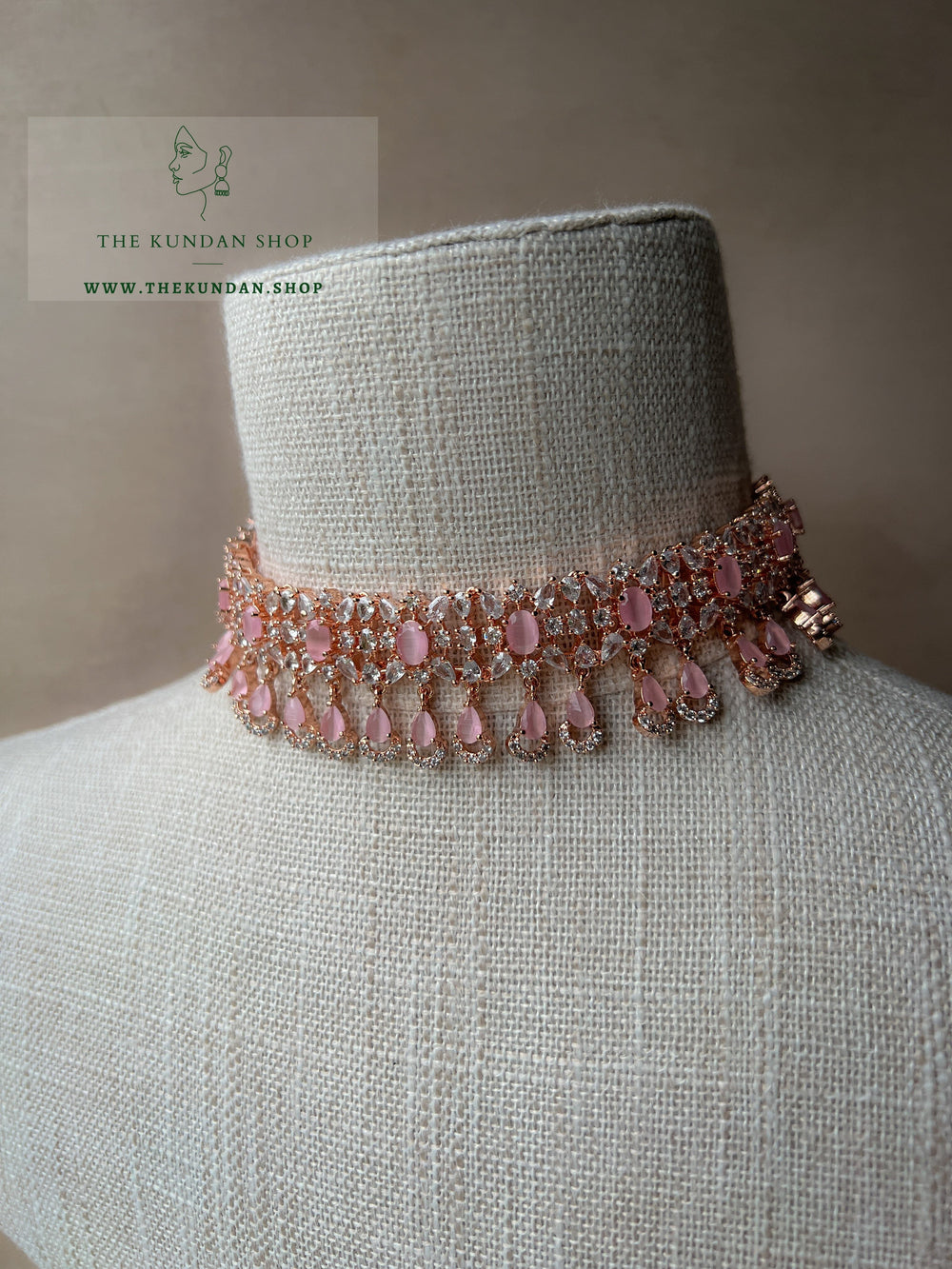 Prized Possession in Pink Necklace Sets THE KUNDAN SHOP 