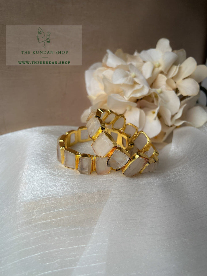 Rose Stone Bangle Bangles THE KUNDAN SHOP 