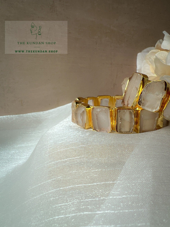 Rose Stone Bangle Bangles THE KUNDAN SHOP 