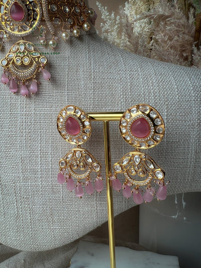Idyllic 2.0 in Pink Necklace Sets THE KUNDAN SHOP 