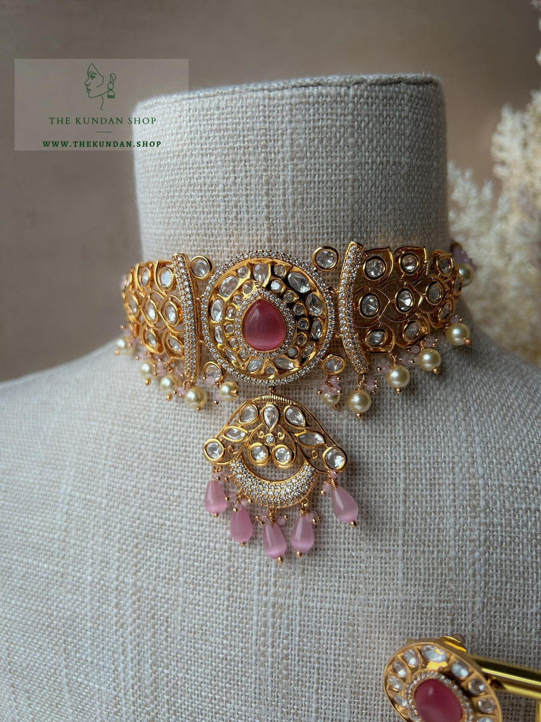 Idyllic 2.0 in Pink Necklace Sets THE KUNDAN SHOP 