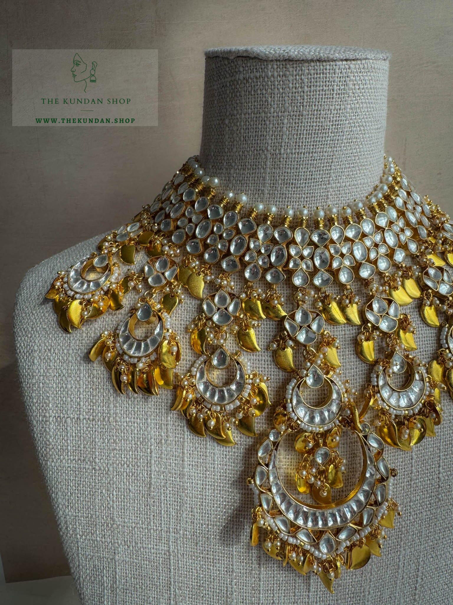 Captivate in Pippal Patti Necklace Sets THE KUNDAN SHOP 
