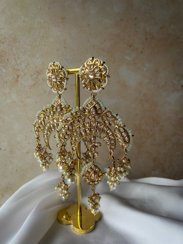 Abstract Earrings Earrings THE KUNDAN SHOP 