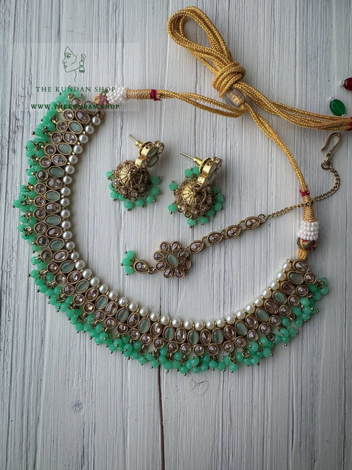 Staying Within Necklace Sets THE KUNDAN SHOP Mint 