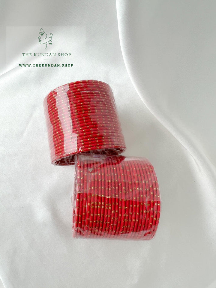Childs Bangles in Red Bangles THE KUNDAN SHOP 