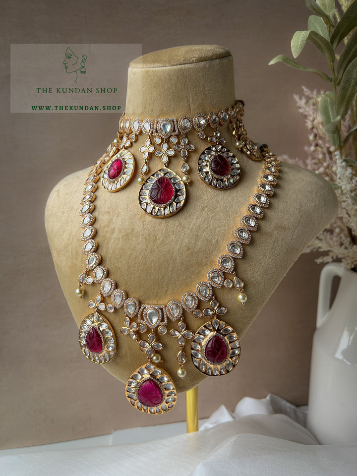 Signature in Red Necklace Sets THE KUNDAN SHOP 