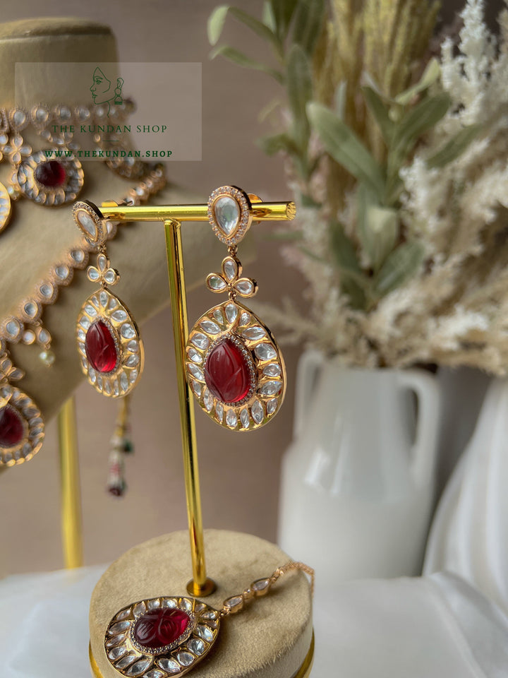 Signature in Red Necklace Sets THE KUNDAN SHOP 