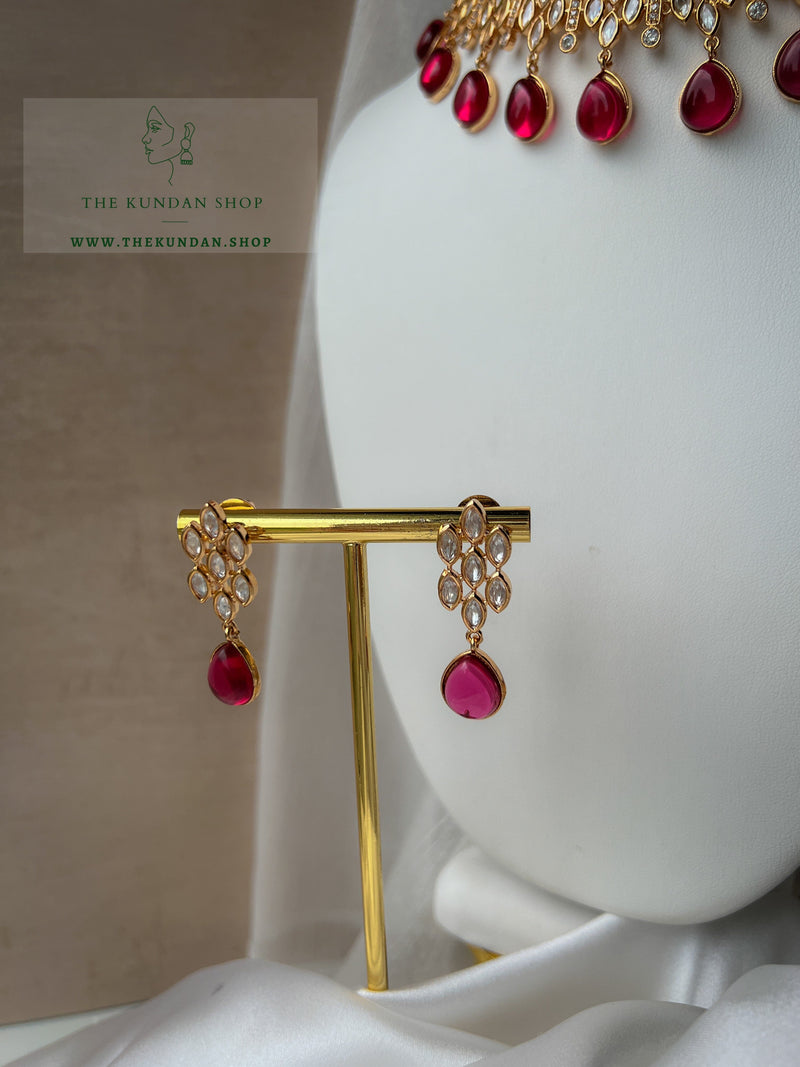 Make it Right in Red Necklace Sets THE KUNDAN SHOP 