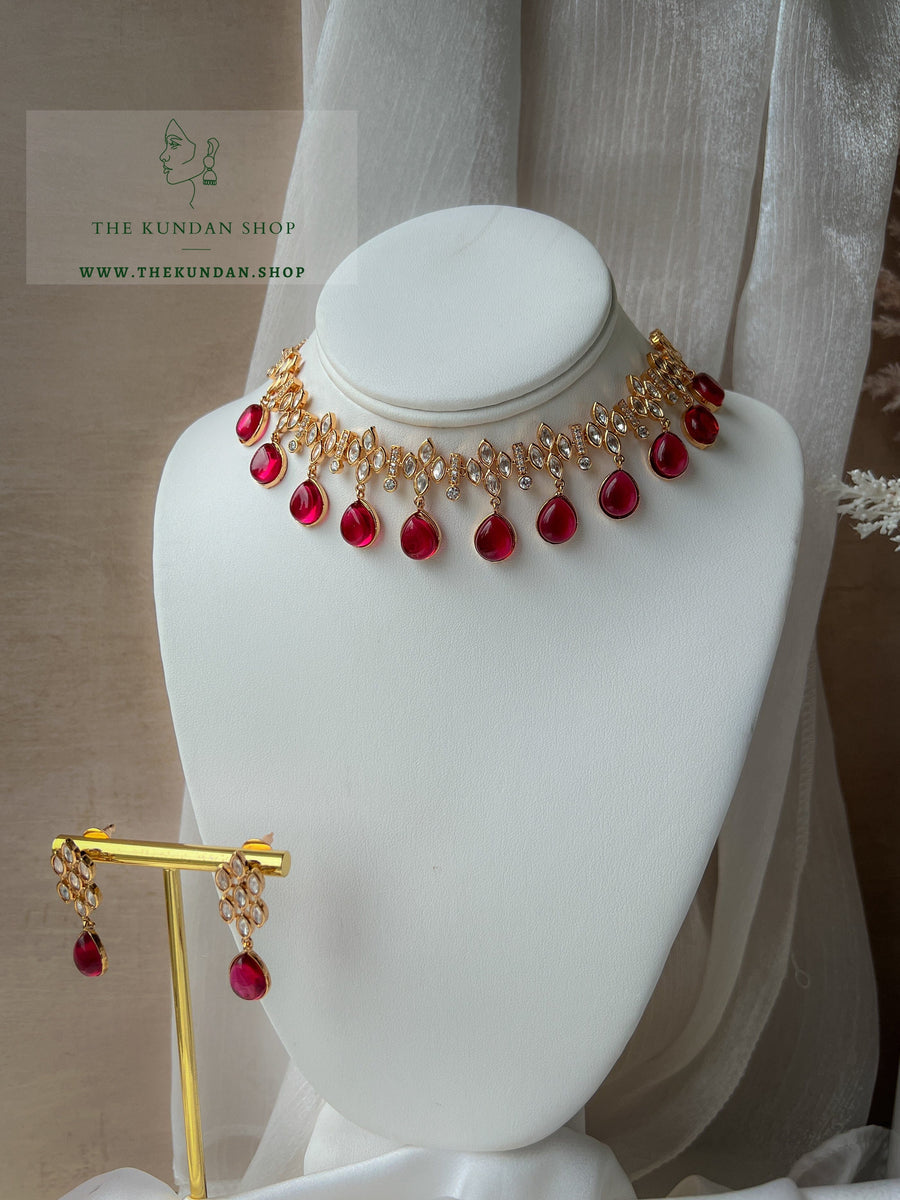 Make it Right in Red Necklace Sets THE KUNDAN SHOP 