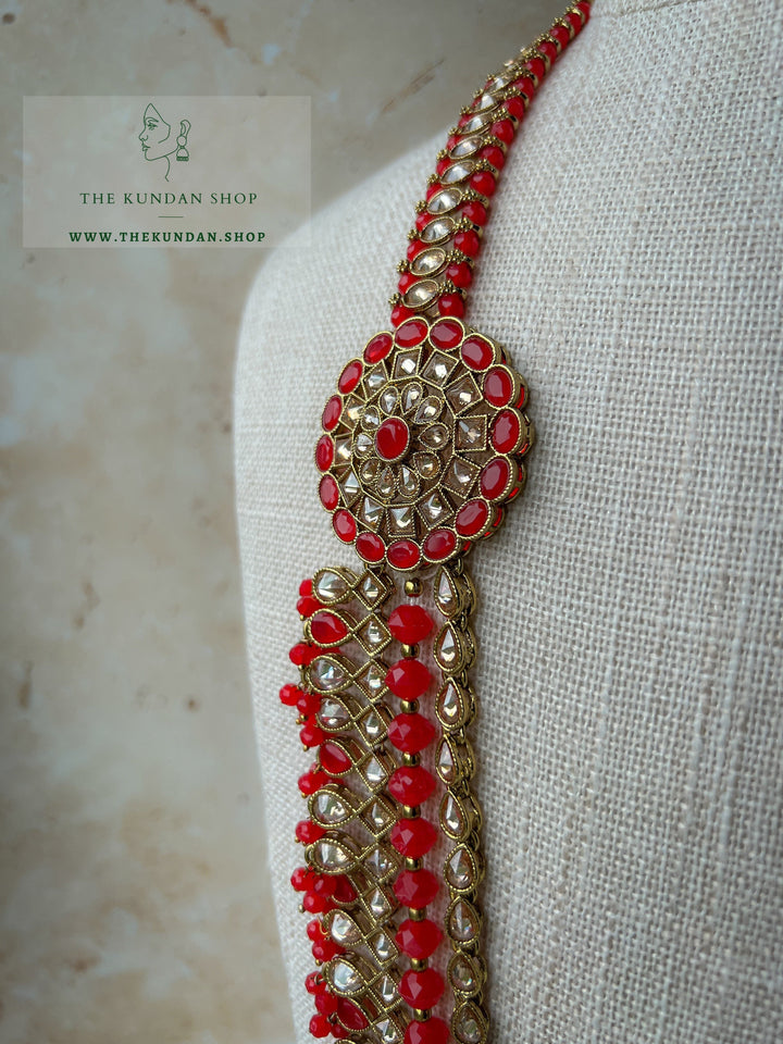 My Story in Red Necklace Sets THE KUNDAN SHOP 