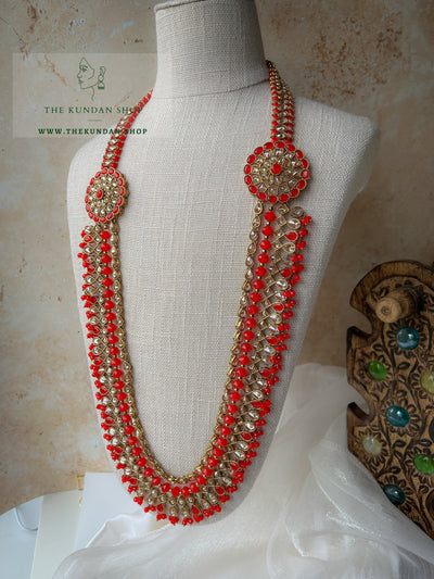 My Story in Red Necklace Sets THE KUNDAN SHOP 
