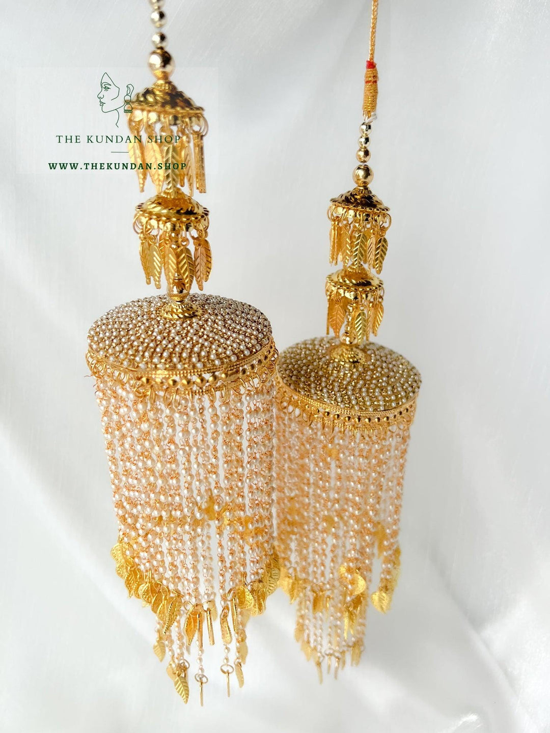 Leaf Motif Kaleeray Kaleeray THE KUNDAN SHOP 