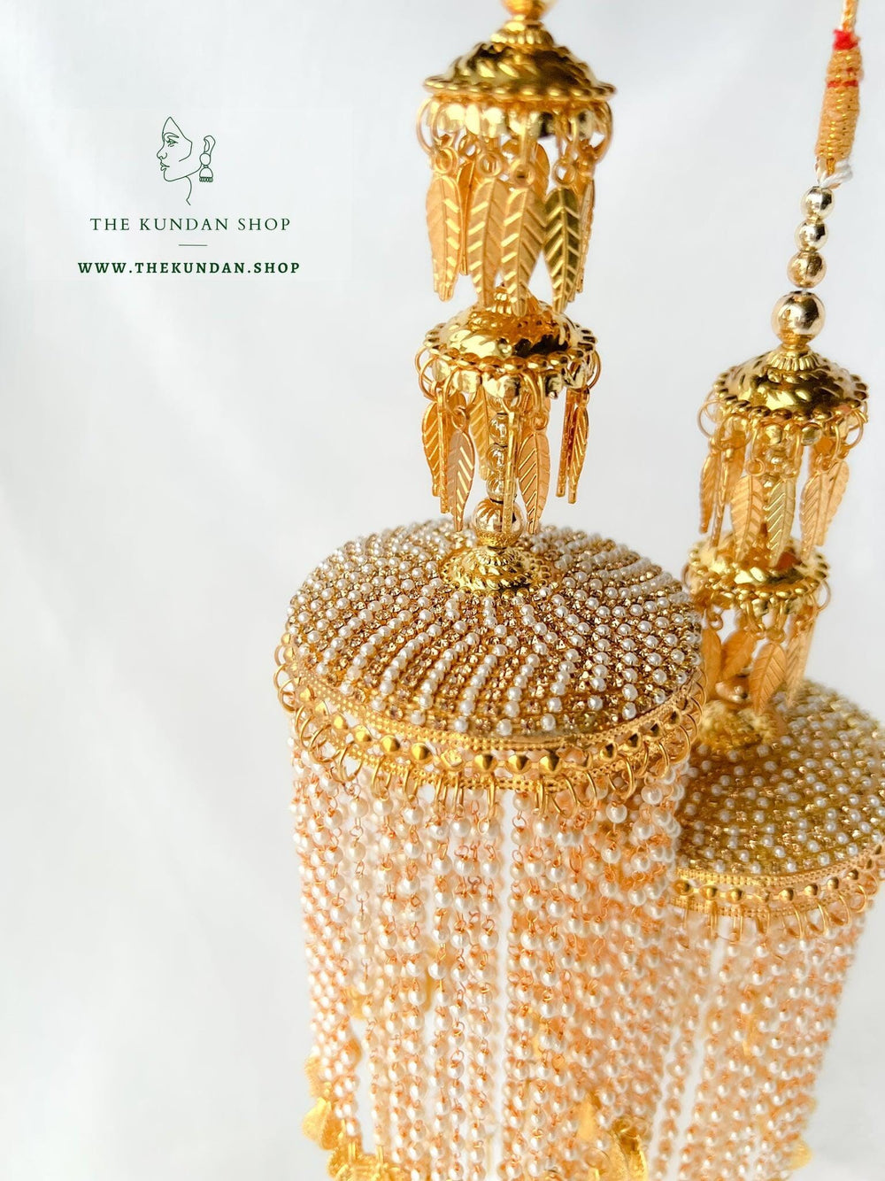 Leaf Motif Kaleeray Kaleeray THE KUNDAN SHOP 
