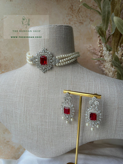 After Hours in Ruby Necklace Sets THE KUNDAN SHOP 