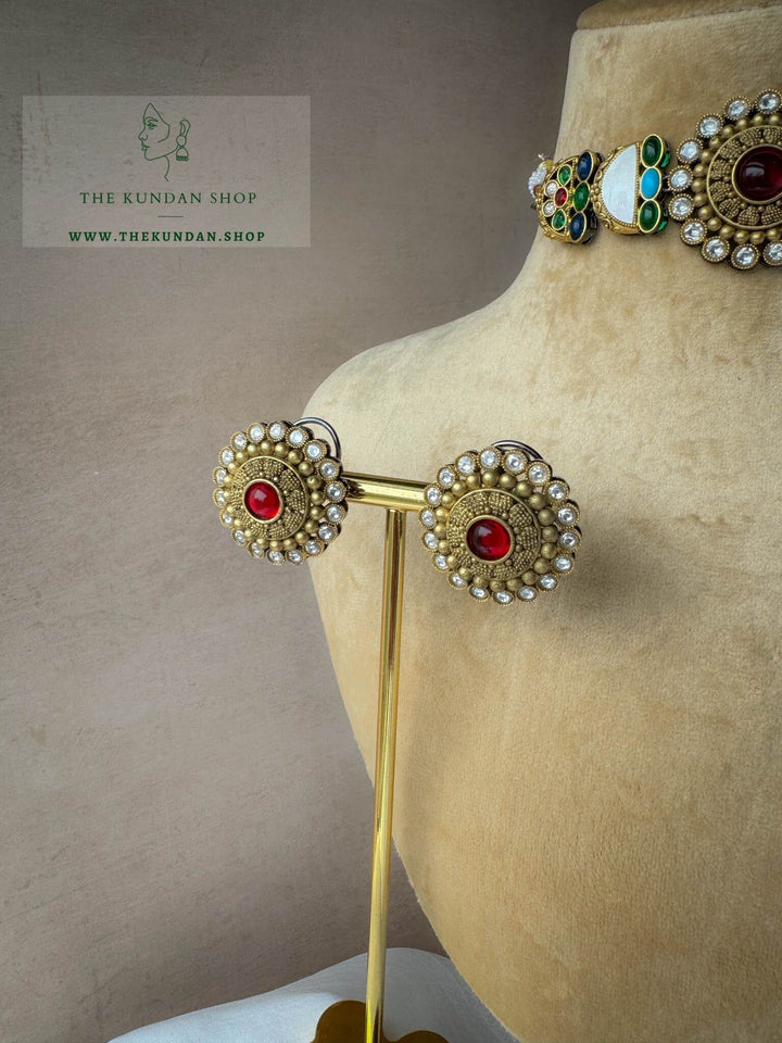 Fresh Start in Ruby Necklace Sets THE KUNDAN SHOP 