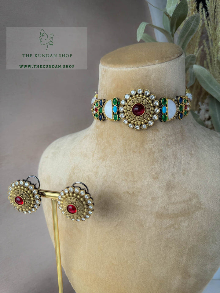 Fresh Start in Ruby Necklace Sets THE KUNDAN SHOP 
