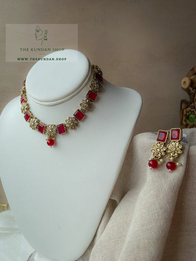 Private in Ruby Necklace Sets THE KUNDAN SHOP 