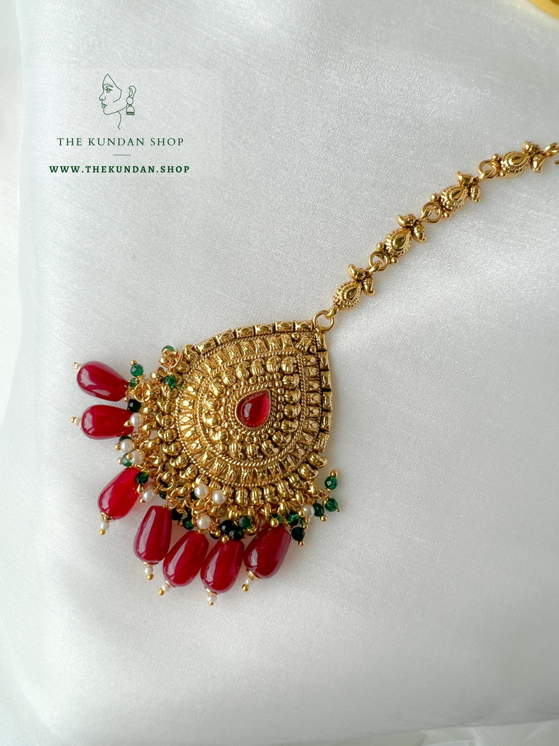 Harbour Antique in Ruby Necklace Sets THE KUNDAN SHOP 