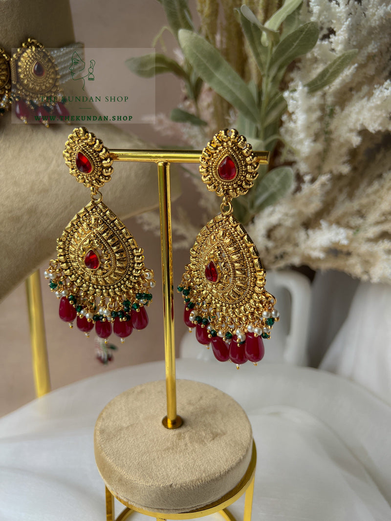 Harbour Antique in Ruby Necklace Sets THE KUNDAN SHOP 