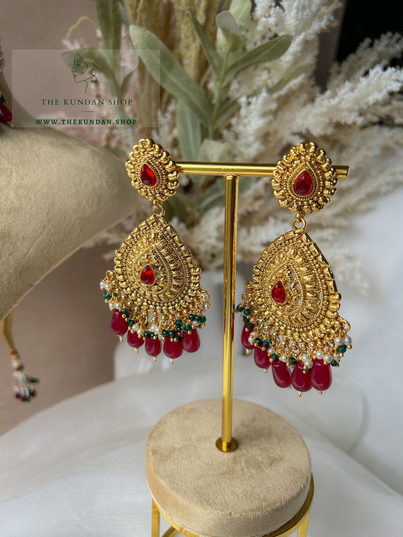 Harbour Antique in Ruby Necklace Sets THE KUNDAN SHOP 