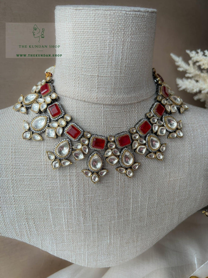Pledged in Ruby Necklace Sets THE KUNDAN SHOP 