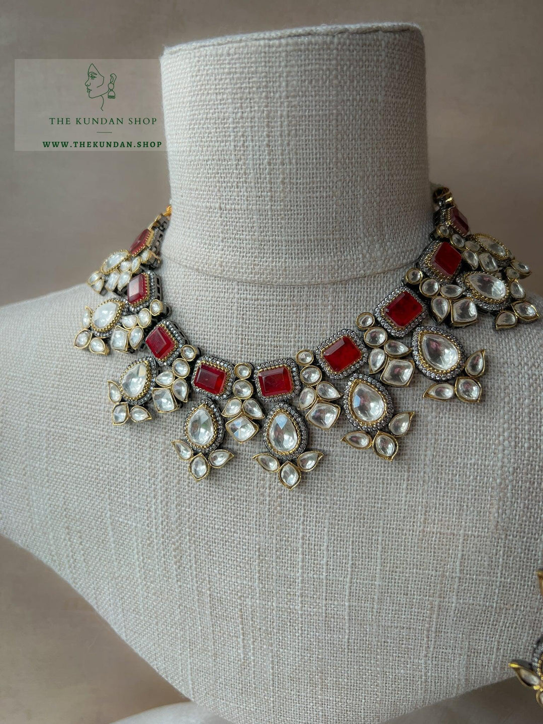 Pledged in Ruby Necklace Sets THE KUNDAN SHOP 