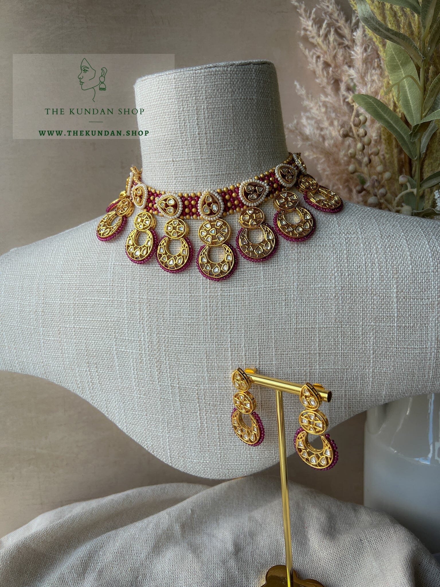 Patience in Ruby Necklace Sets THE KUNDAN SHOP 