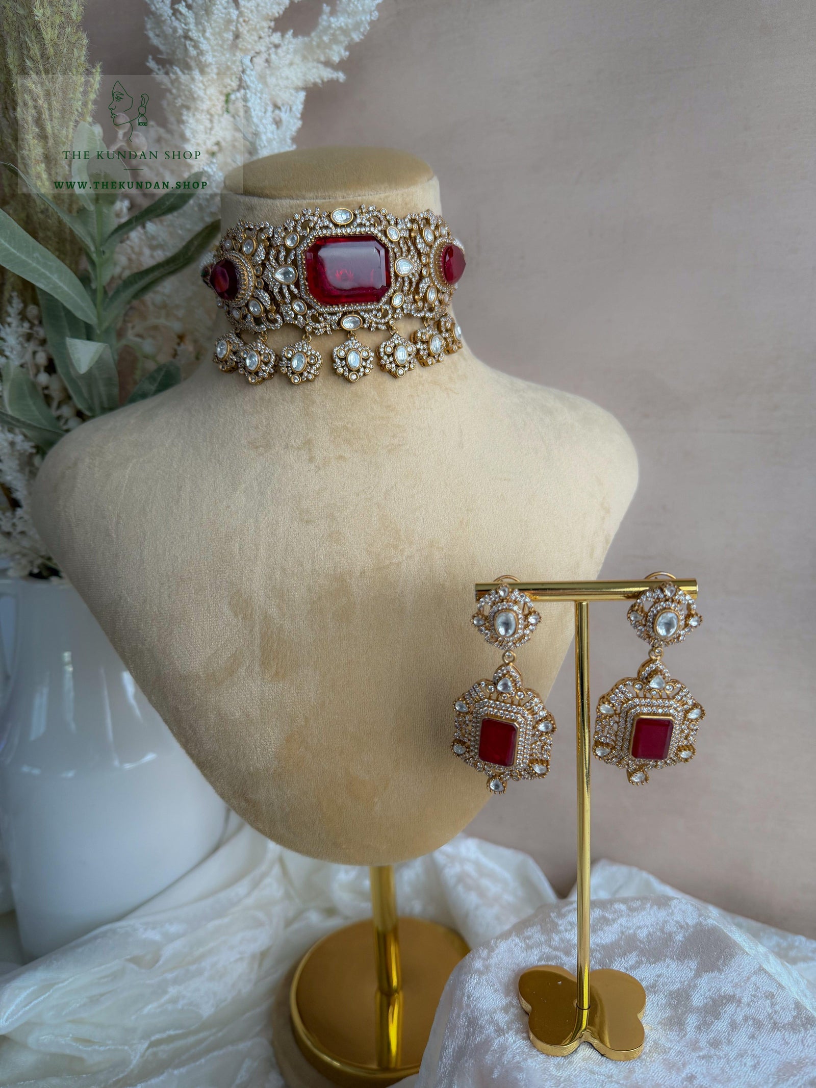 Ruby Myth 2.0 Necklace Sets THE KUNDAN SHOP 