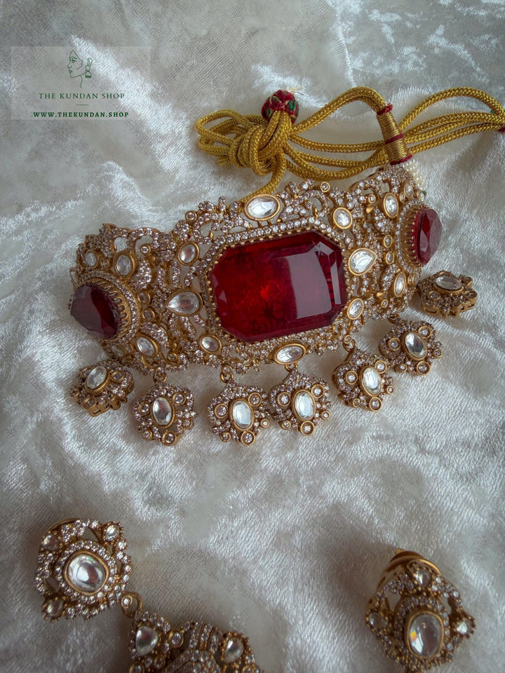 Ruby Myth 2.0 Necklace Sets THE KUNDAN SHOP 