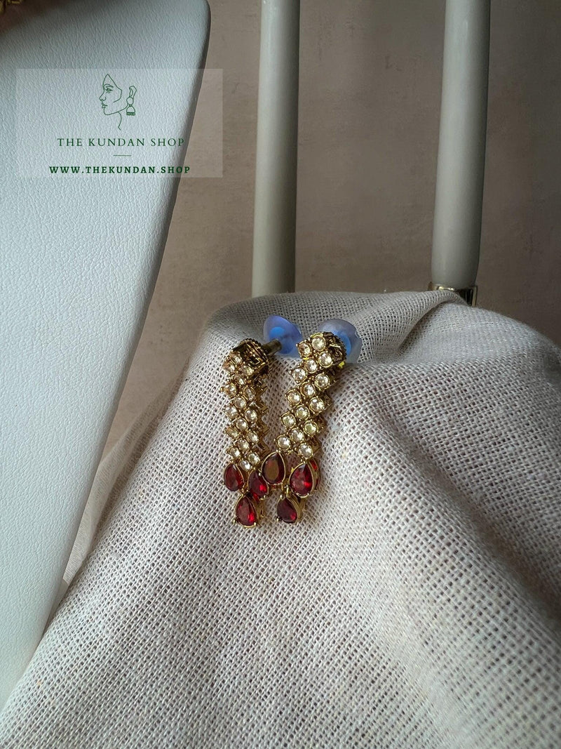 Nominal Polki in Ruby Necklace Sets THE KUNDAN SHOP 