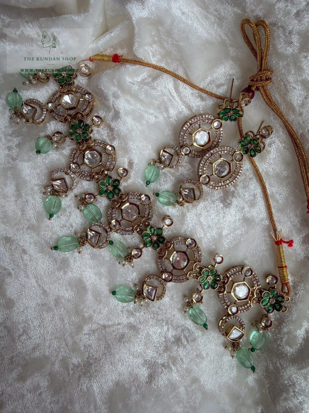 Halo Essence // Sage Necklace Sets THE KUNDAN SHOP 