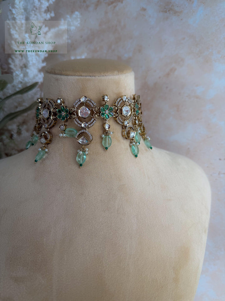 Halo Essence // Sage Necklace Sets THE KUNDAN SHOP 