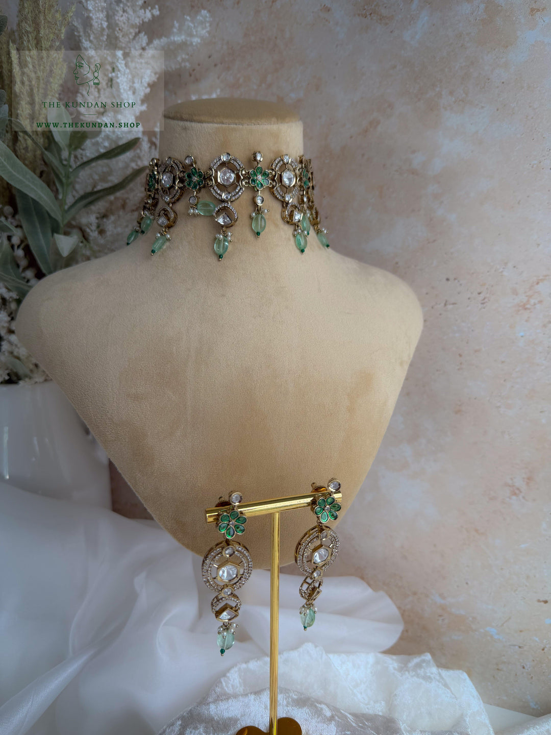 Halo Essence // Sage Necklace Sets THE KUNDAN SHOP 