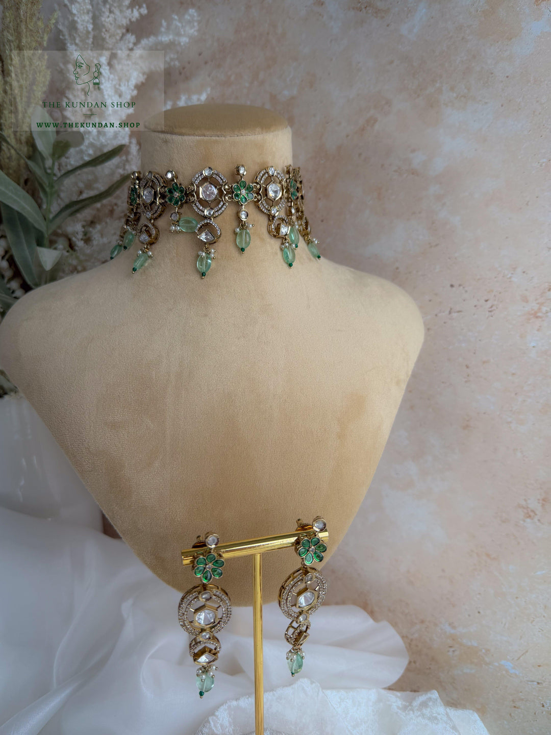Halo Essence // Sage Necklace Sets THE KUNDAN SHOP 