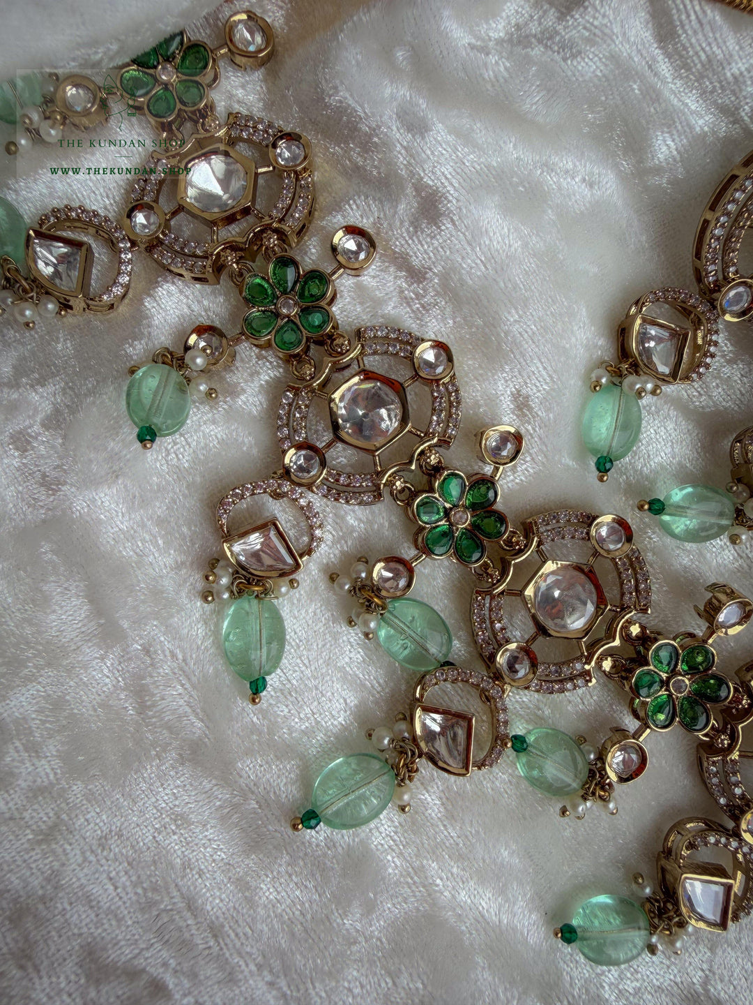 Halo Essence // Sage Necklace Sets THE KUNDAN SHOP 