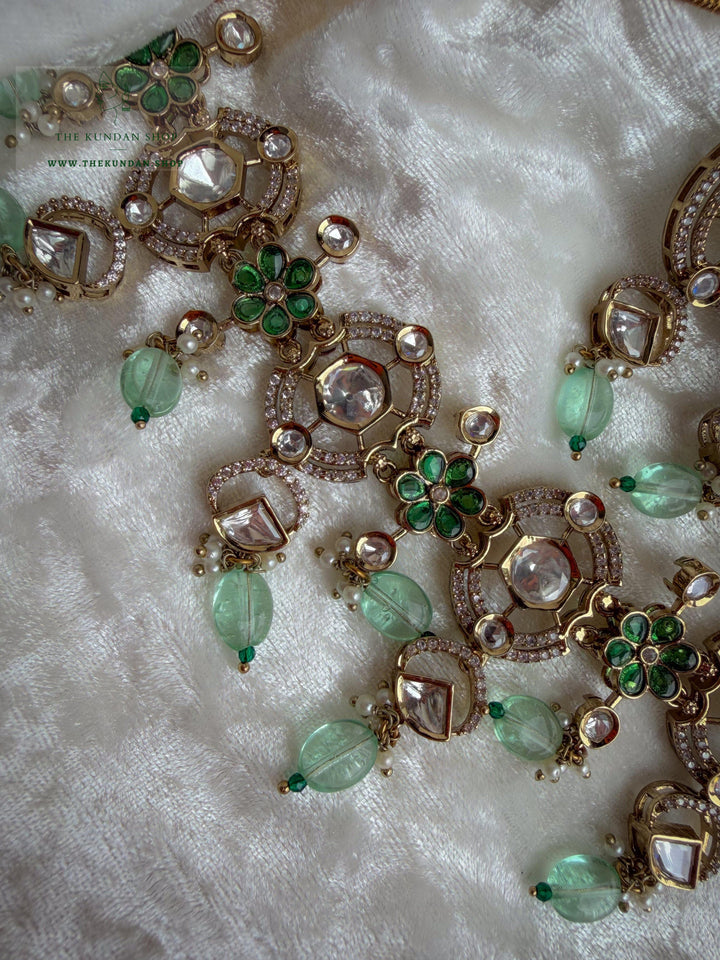 Halo Essence // Sage Necklace Sets THE KUNDAN SHOP 
