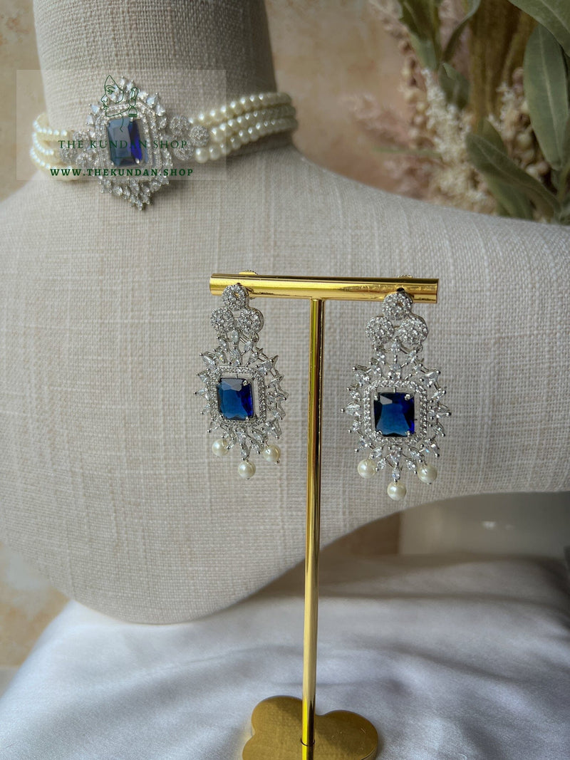 After Hours in Sapphire Necklace Sets THE KUNDAN SHOP 