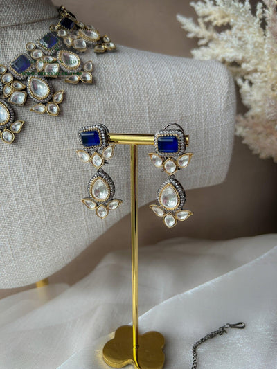 Pledged in Sapphire Necklace Sets THE KUNDAN SHOP 