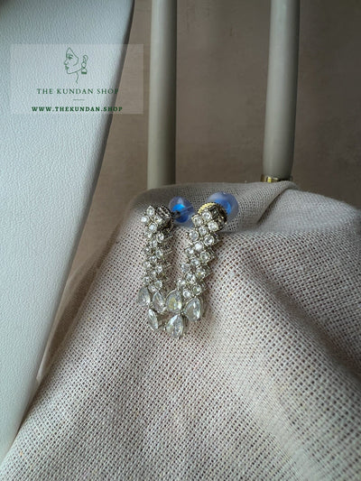 Nominal Polki in Silver Necklace Sets THE KUNDAN SHOP 