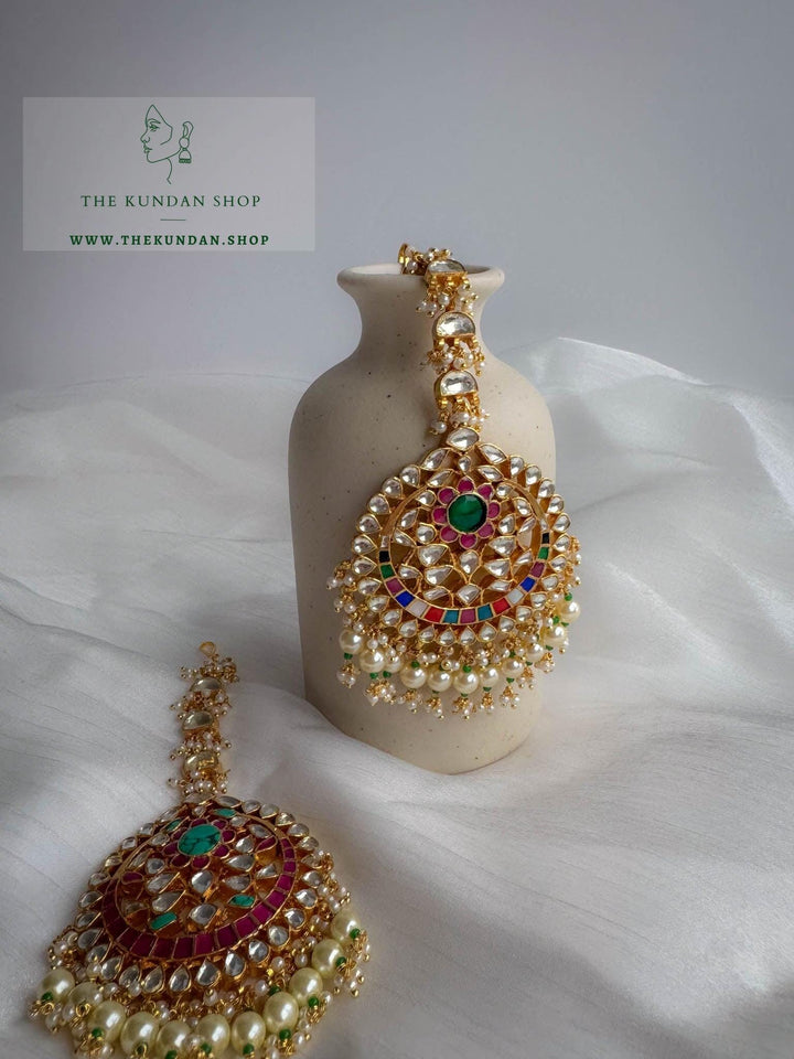 Musical Statement Tikka Maangtikka THE KUNDAN SHOP Multicolor 