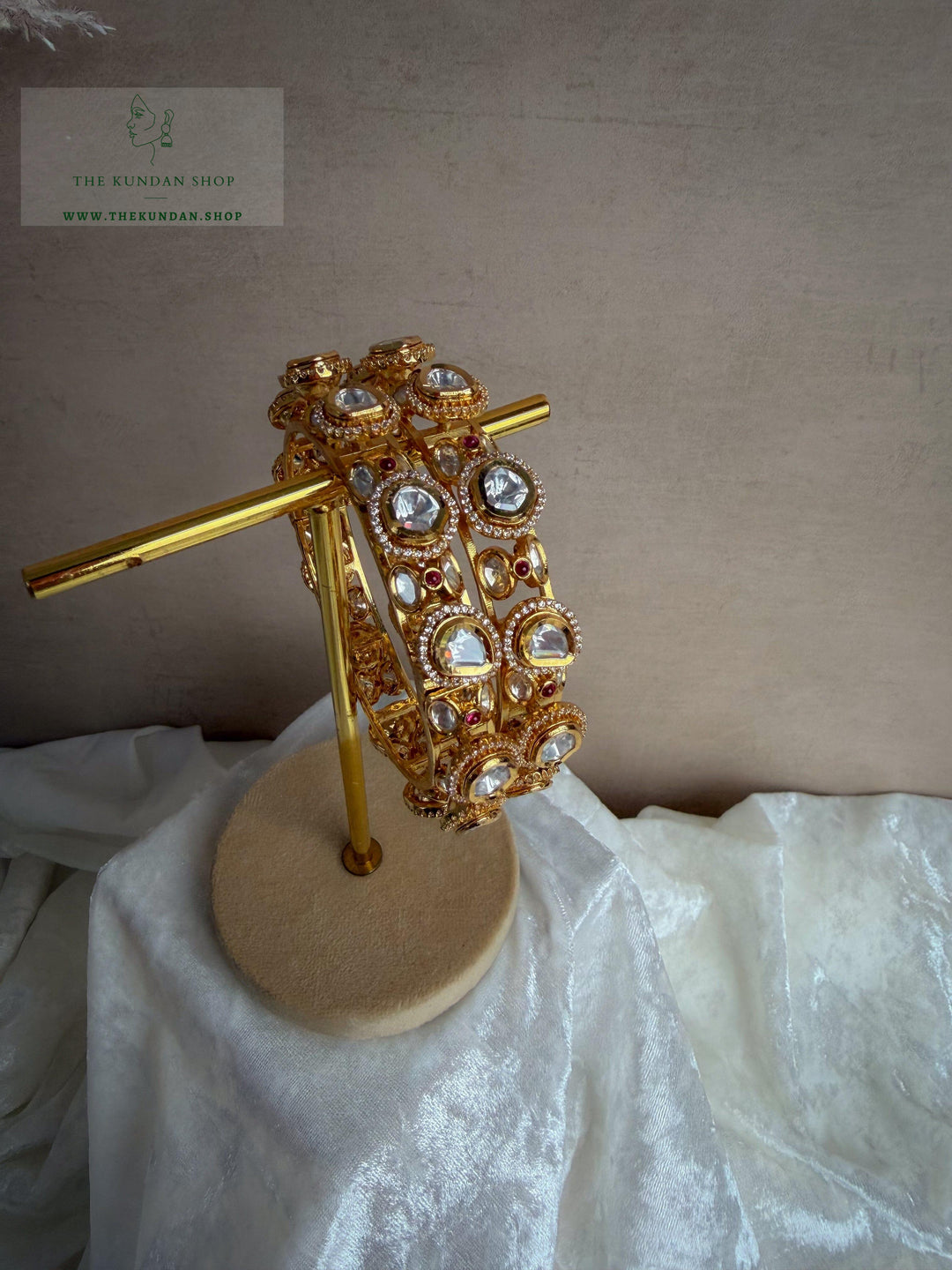 Starlit Kangans in Moissanite Bangles THE KUNDAN SHOP 