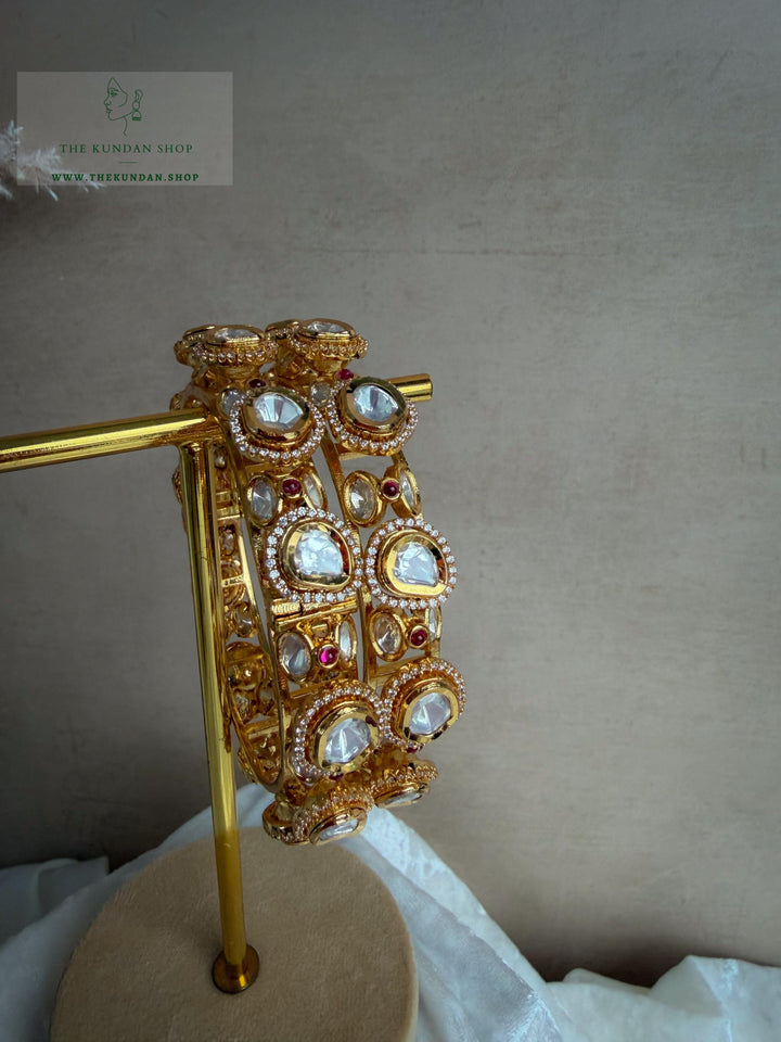 Starlit Kangans in Moissanite Bangles THE KUNDAN SHOP 