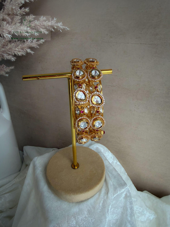 Starlit Kangans in Moissanite Bangles THE KUNDAN SHOP 