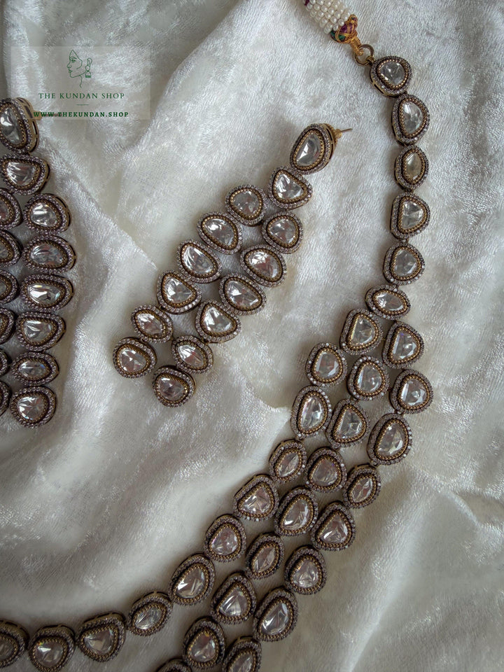 Satin Layers Necklace Sets THE KUNDAN SHOP 